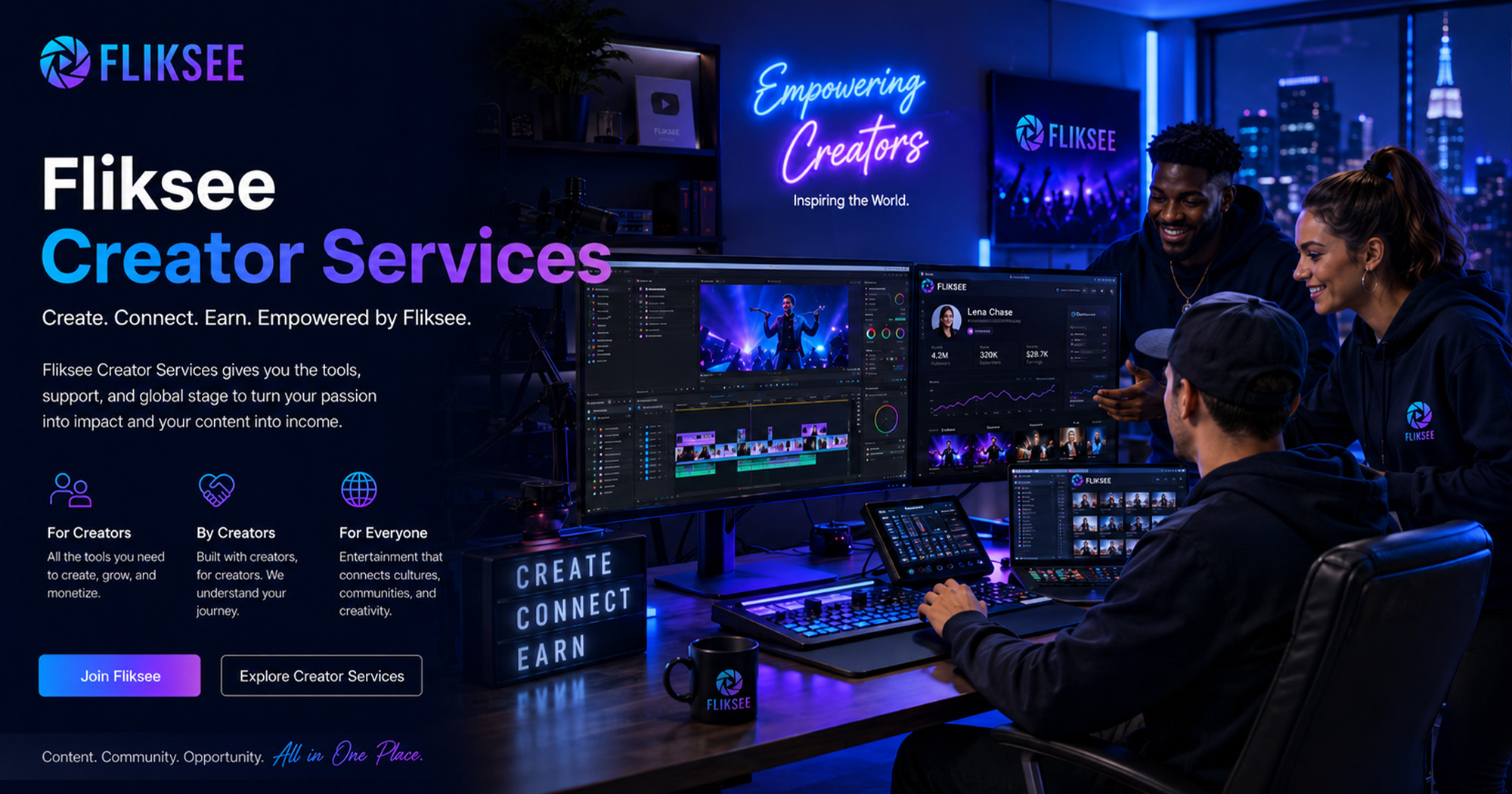 Fliksee Expands Its Creator Services with New Tools, Visibility, and Future Growth Opportunities